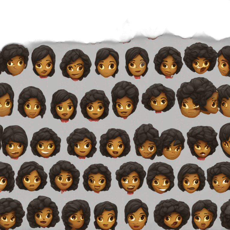 Mujer negra pelo corto rojo emoji