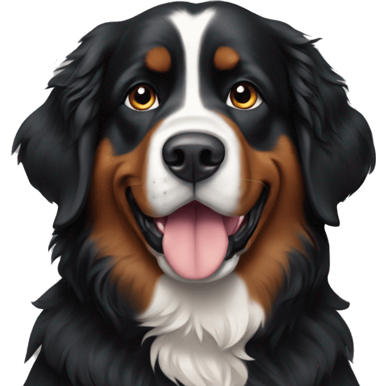 A bernese mountain dog emoji