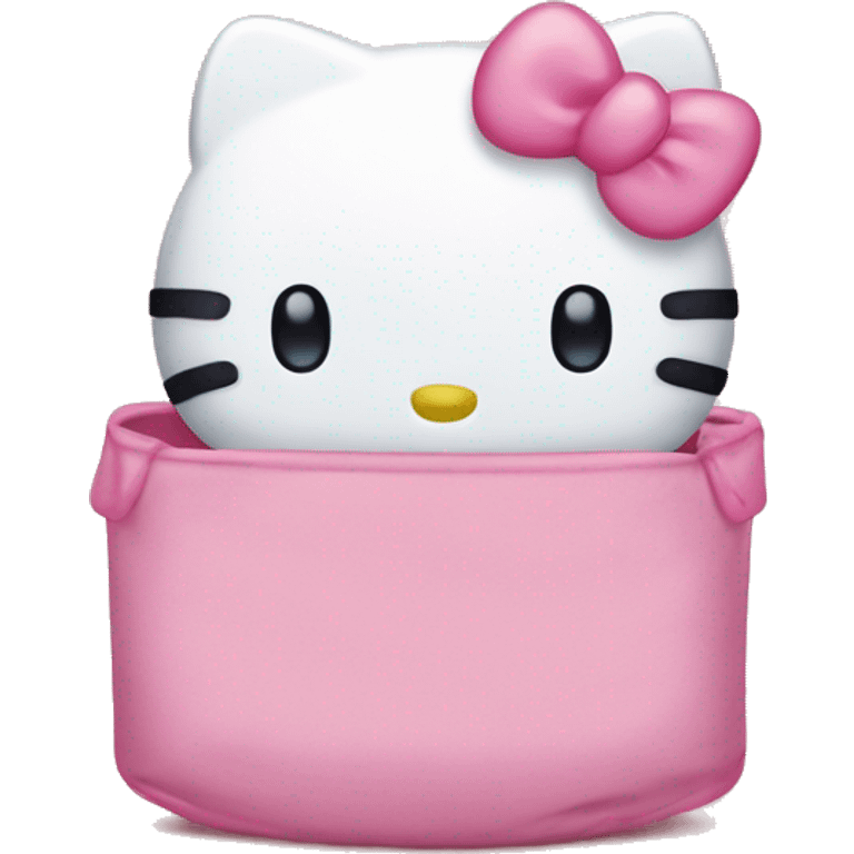 Hello kitty blushing  emoji