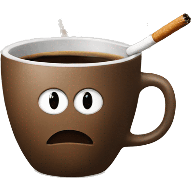 coffee and a cigarette  emoji