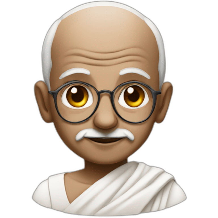 gandhi emoji