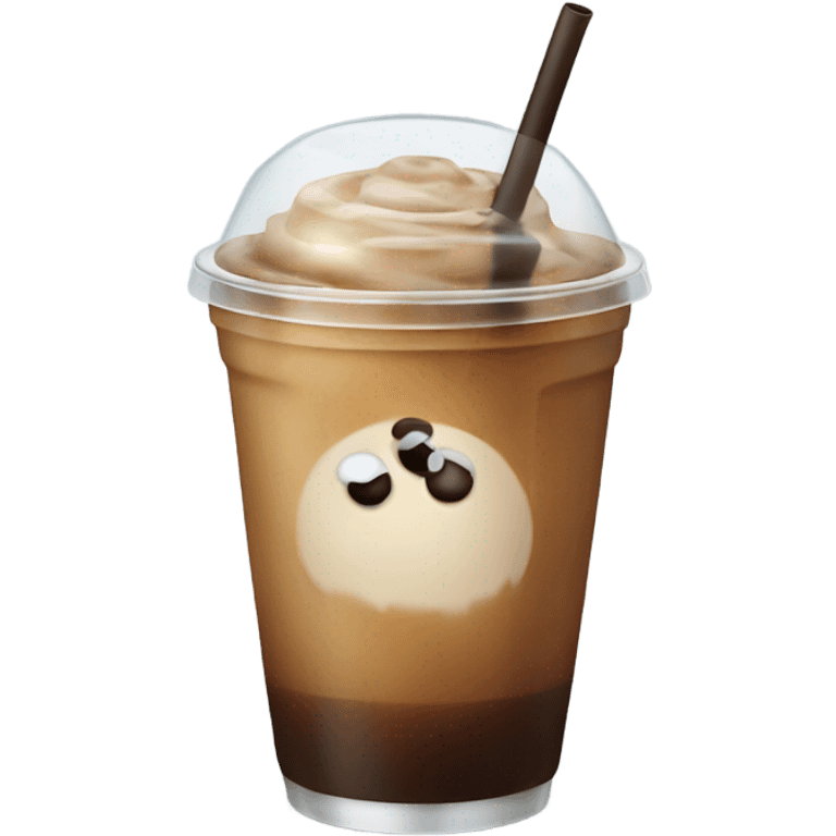 Iced coffee emoji