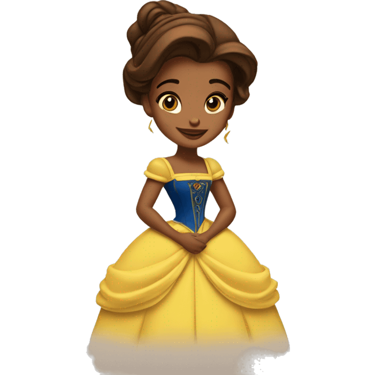 beauty and the beast belle emoji