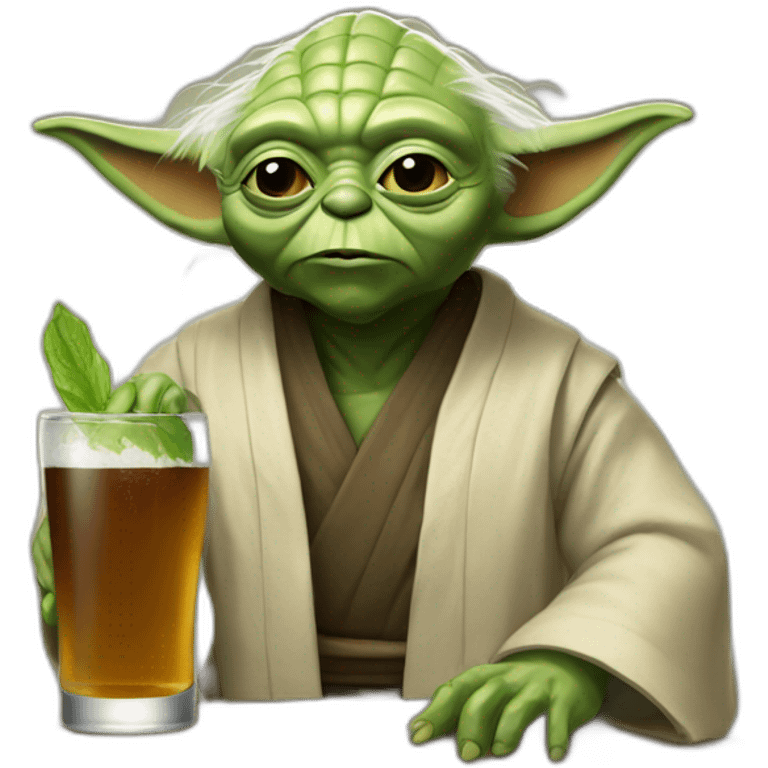 Tipsy yoda emoji