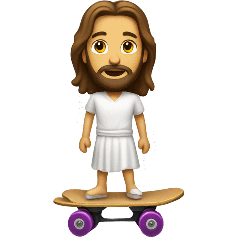 Jesus Christ roller skating emoji