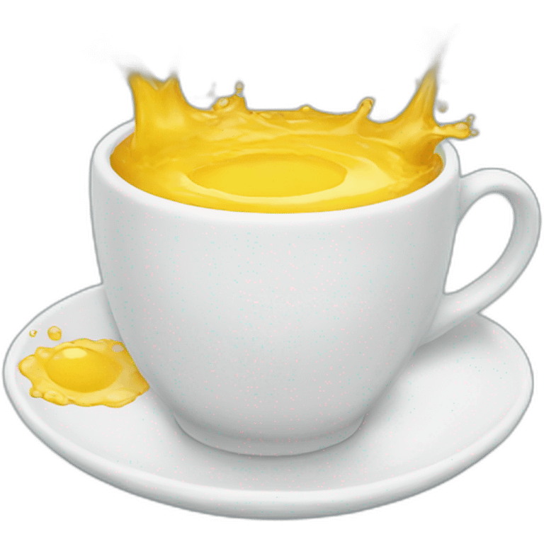 Teacup splash emoji