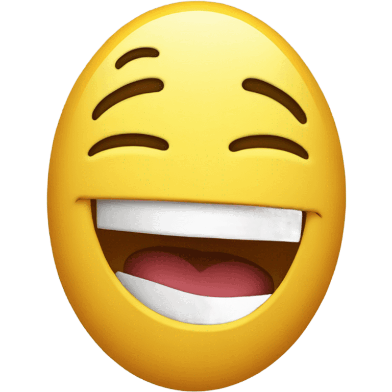 Laughing emoji with “haha” text floating around the face emoji