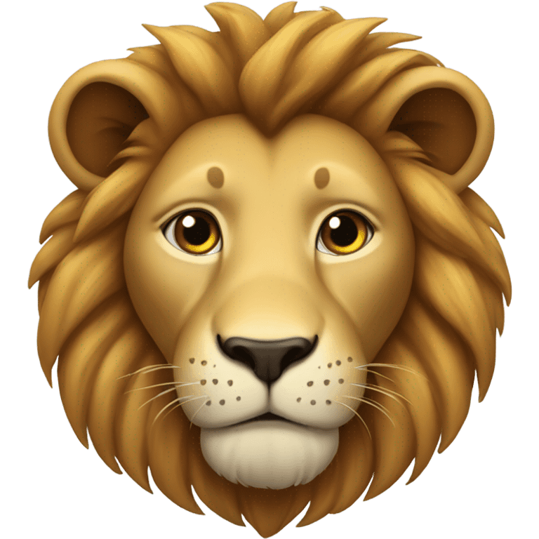 Lion with heart emoji