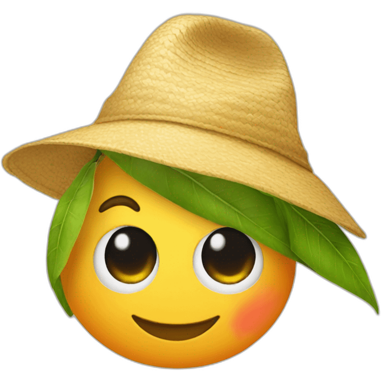 Mango hat emoji