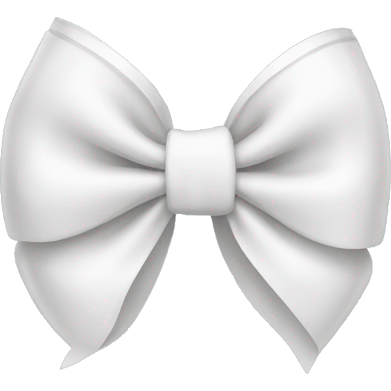 white bow  emoji