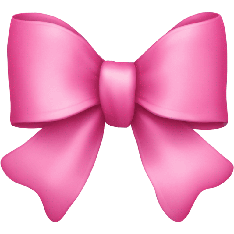 Cute pink bow emoji