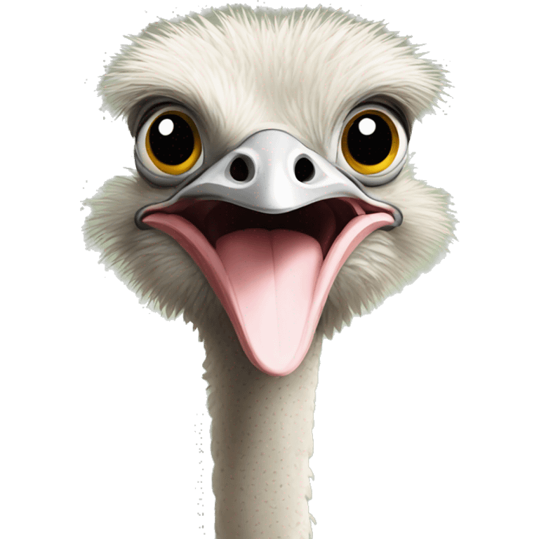 Ostrich emoji