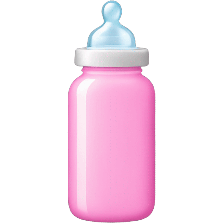 Baby bottle pink emoji