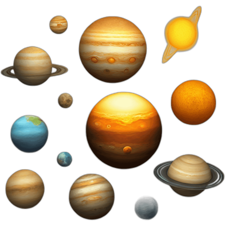 solar system emoji