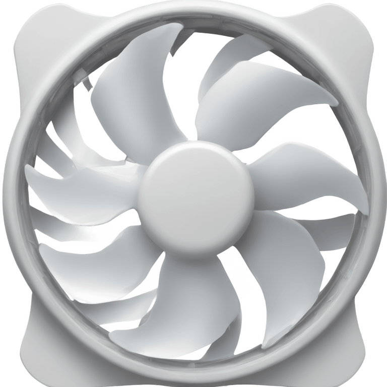 white stand fan blades only emoji