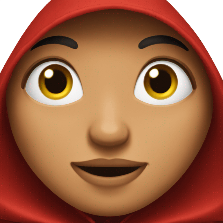 red riding hood emoji