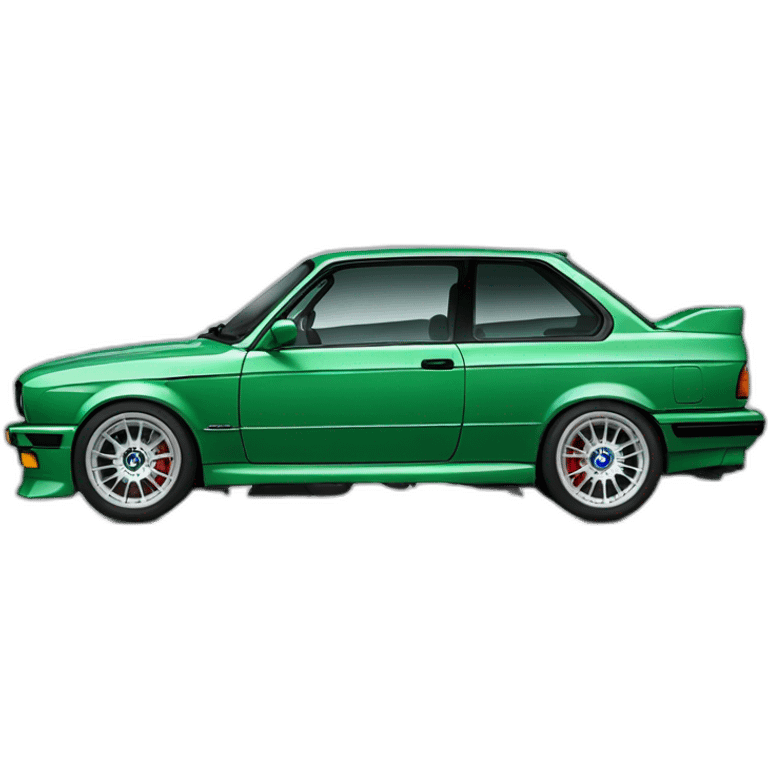 bmw m3 e30 green emoji