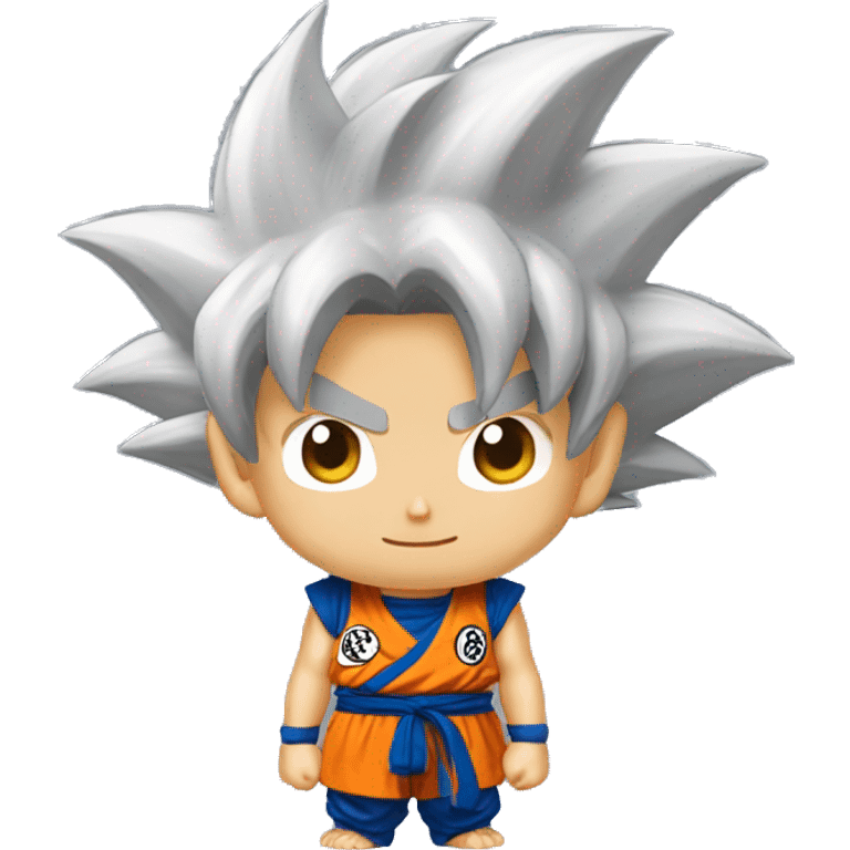 Goku en Ultra instinto emoji