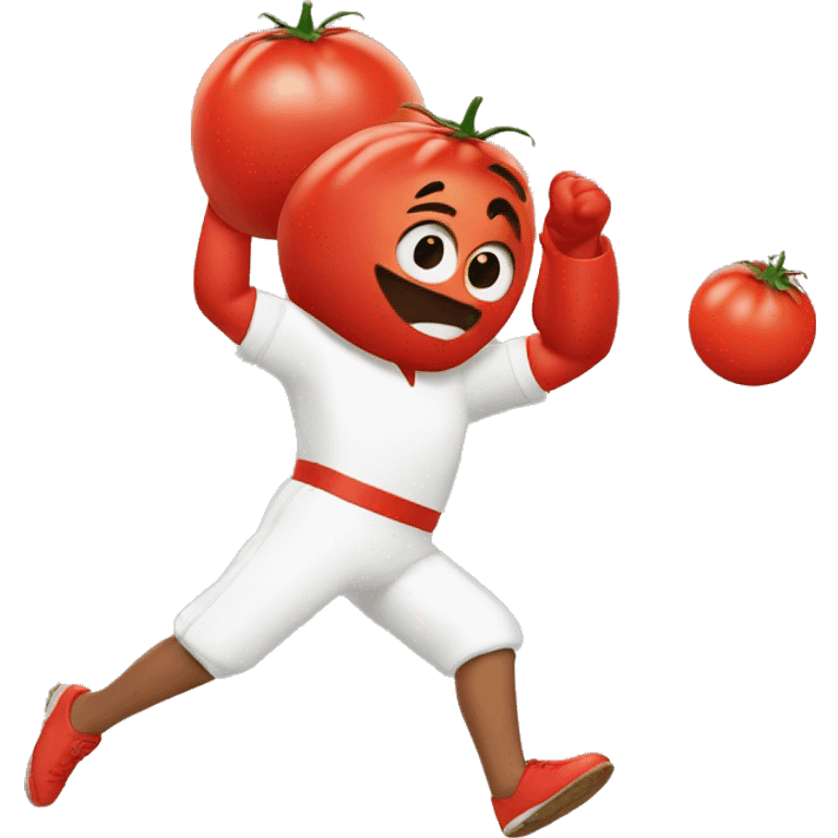 throwing tomato emoji