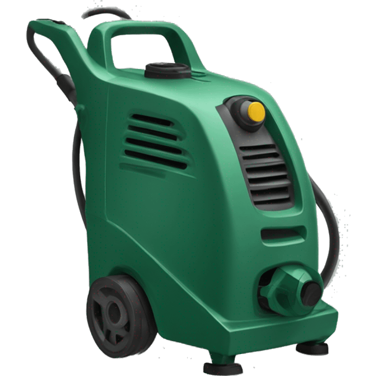 Pressure washer dark green emoji