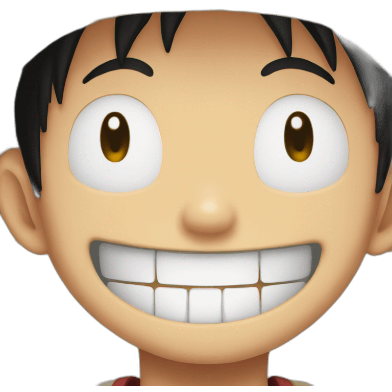 Luffy laugh emoji