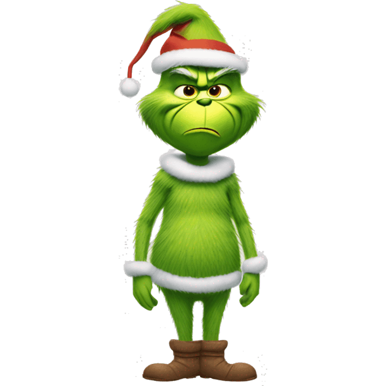 The grinch  emoji