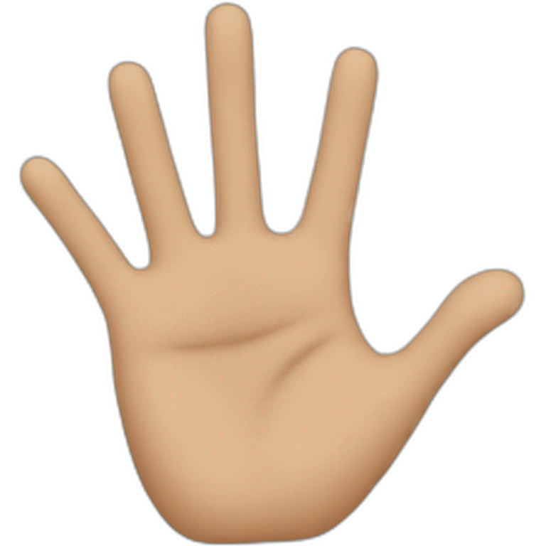 Jul hand symbol emoji