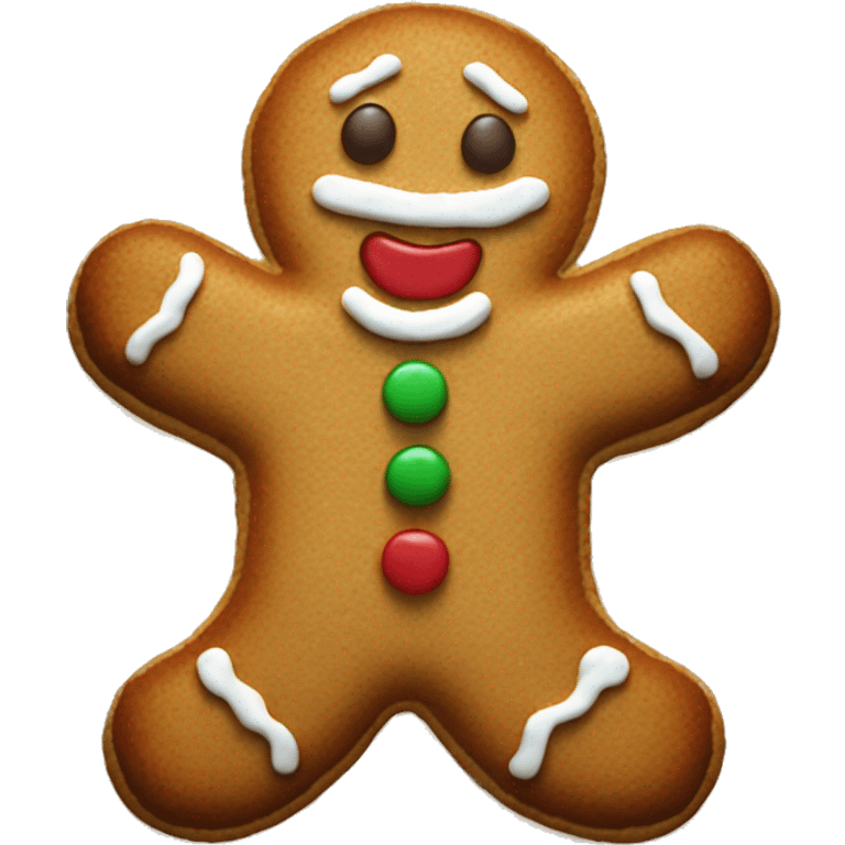 Gingerbread man cookie  emoji