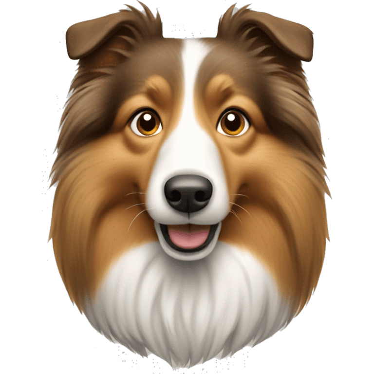 Shetland sheepdog emoji