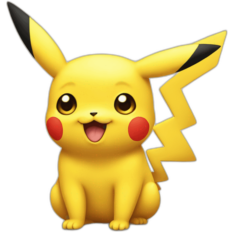 Cute pikachu emoji