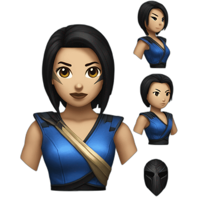 Kitana mortal kombat emoji