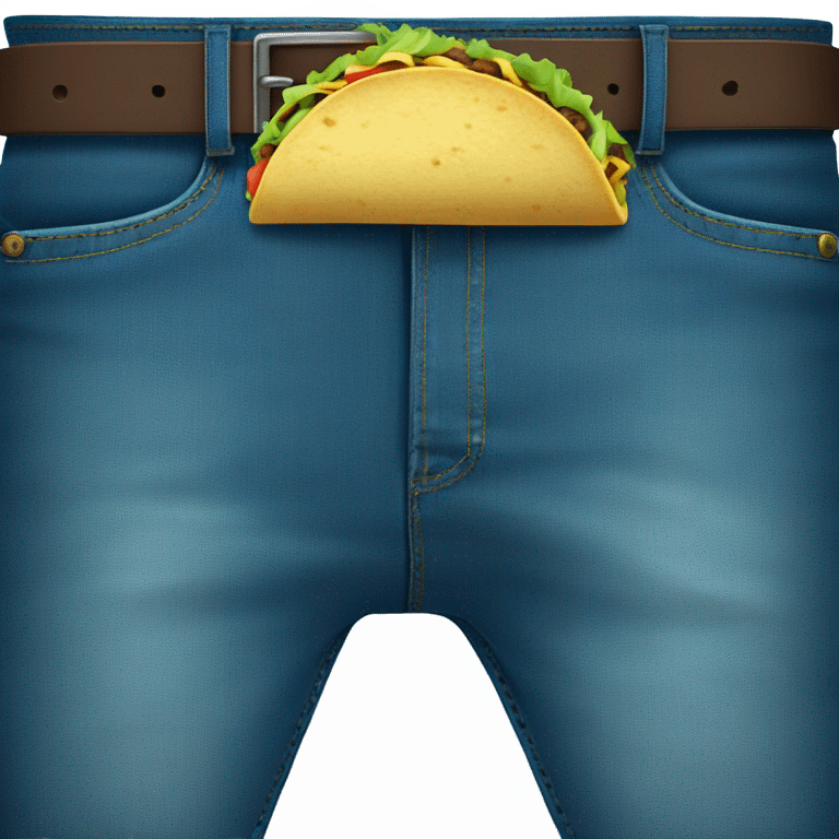 taco with pants emoji