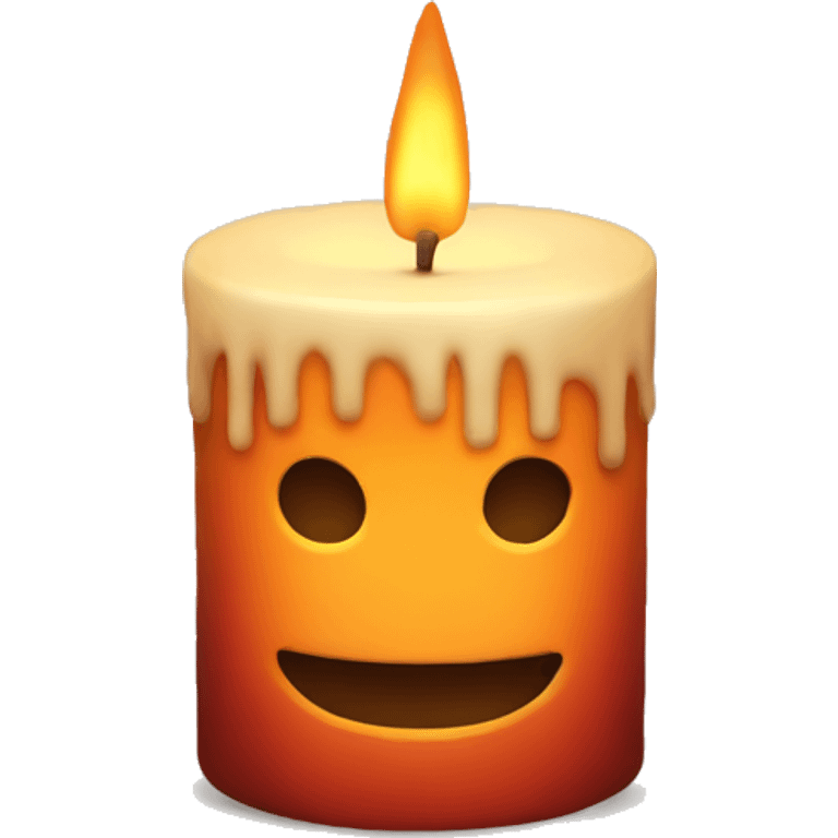 fall candle emoji