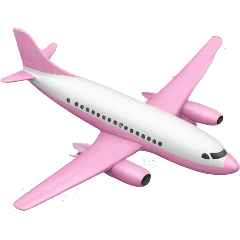 Baby pink plane emoji