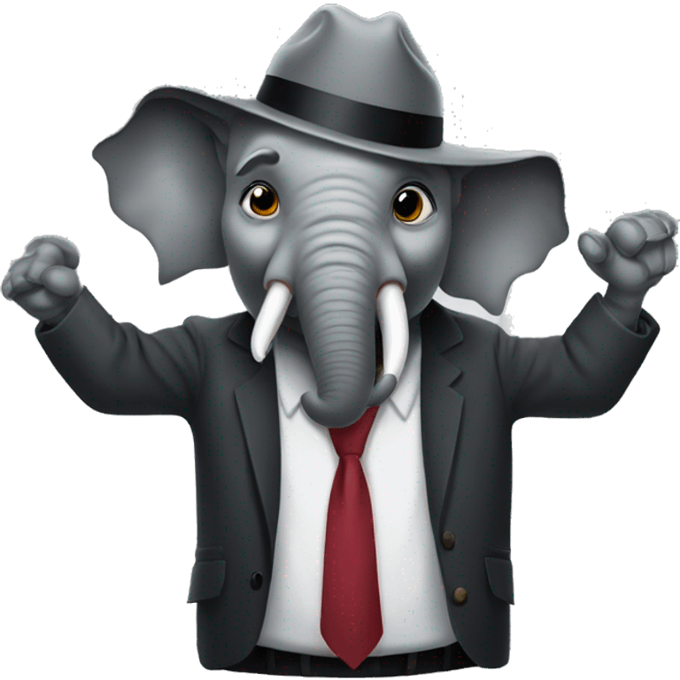 elephant mafia emoji