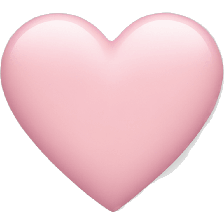 pastel pink heart emoji