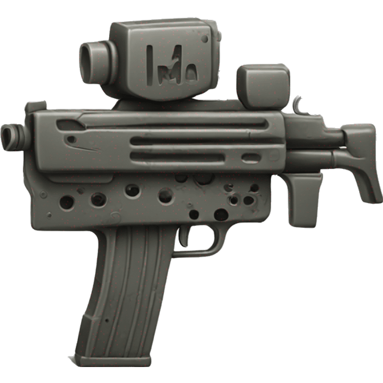 Heavy Machine Gun Ops term and graphic symbol emoji