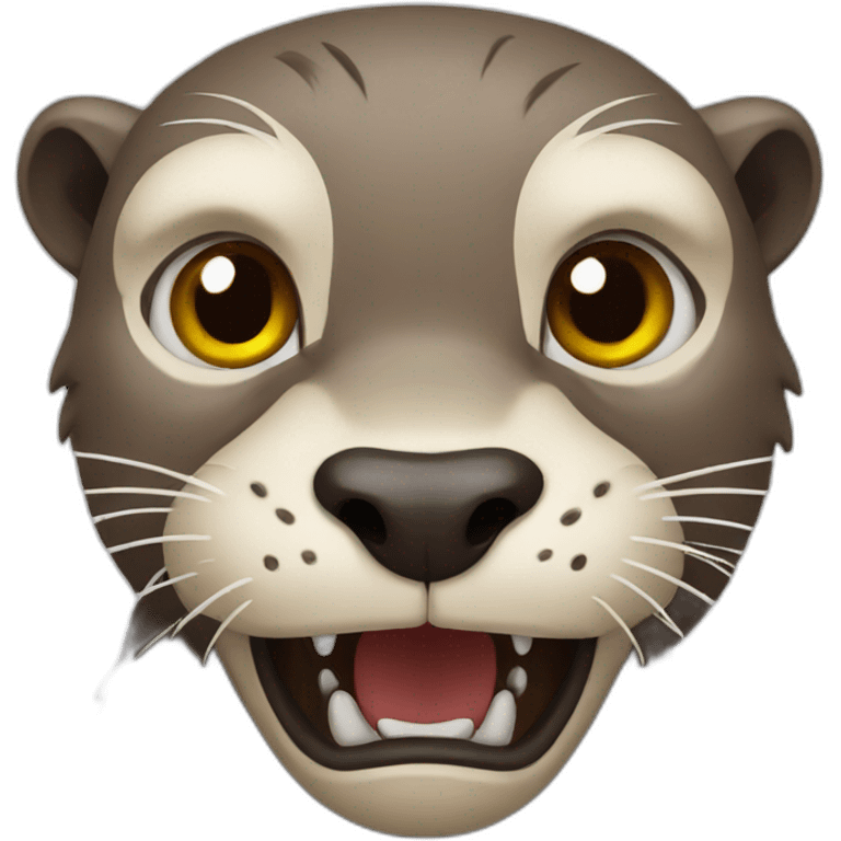 angry otter emoji