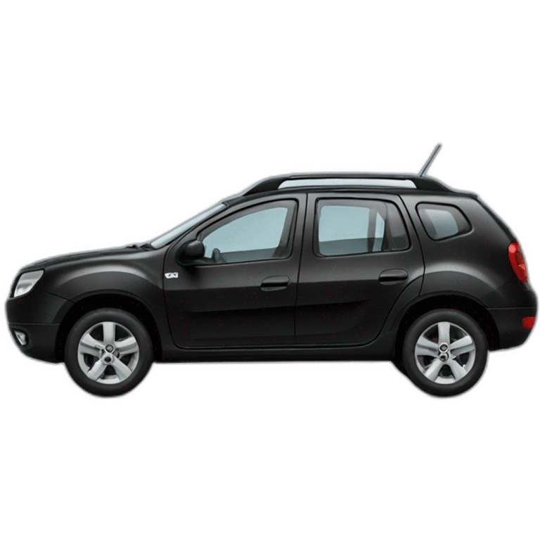 Black Dacia car  emoji