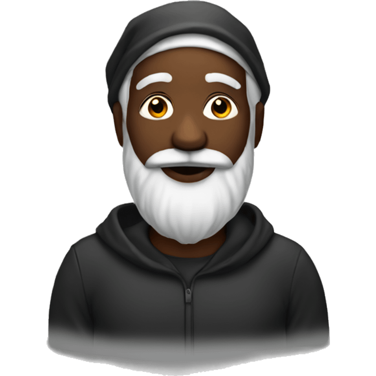 Black santa emoji