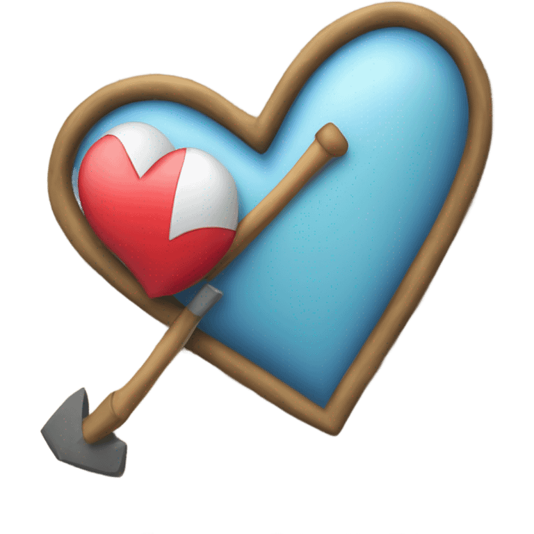 flecha con corazon emoji