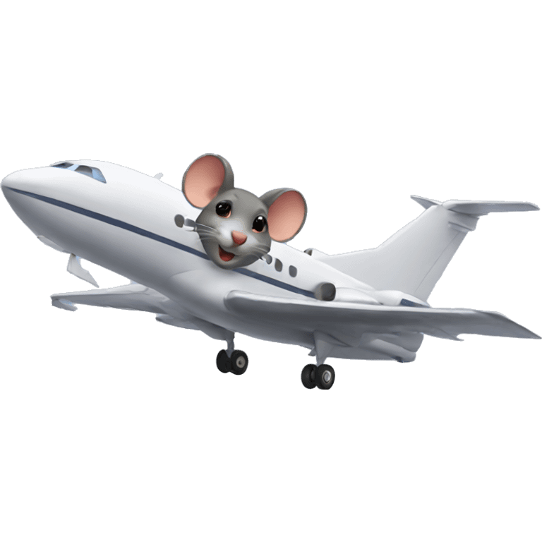 rat on a jet emoji