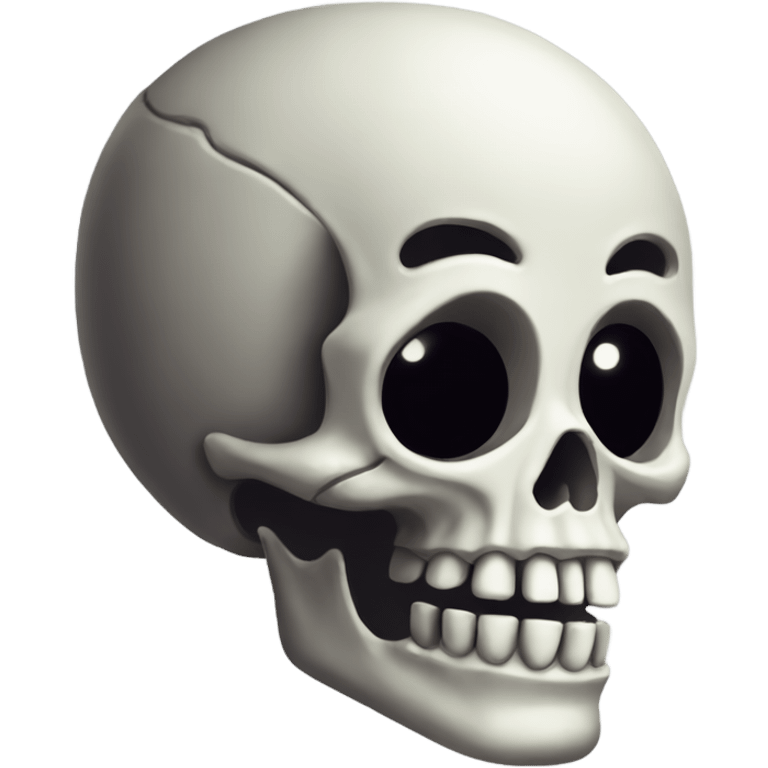 Spooky skeleton  emoji