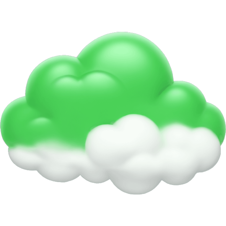 cloud green emoji