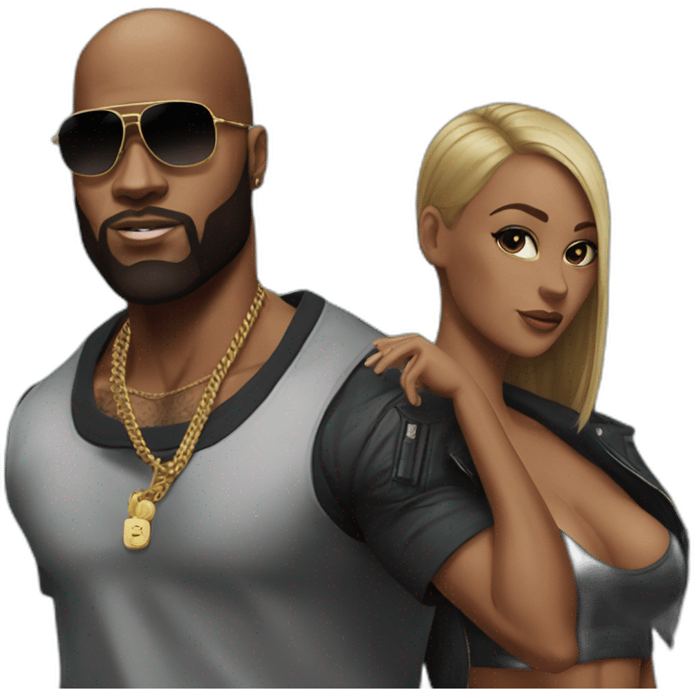 Kaaris et booba emoji