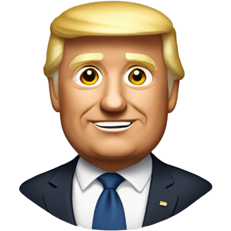 Donald trump old fat emoji