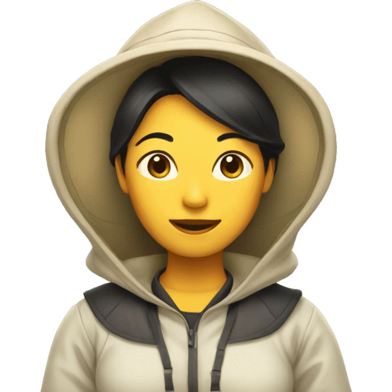 asian female beekeeper emoji