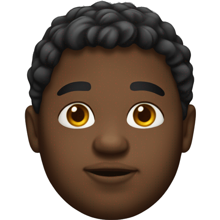 Fat black boy emoji