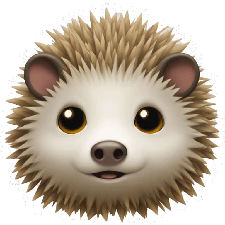 Combine hedgehog with boo emoji