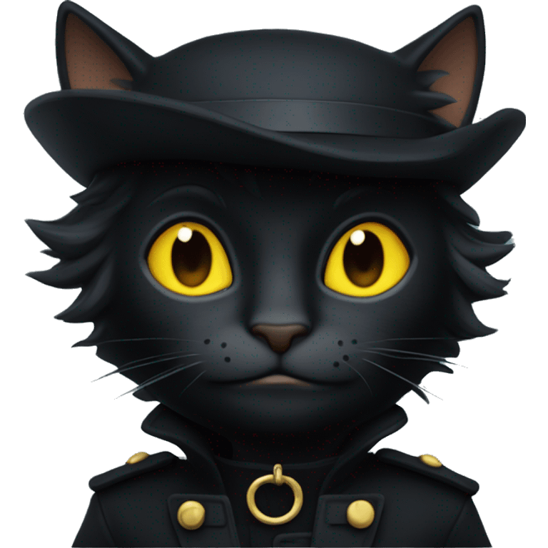 Chat noir emoji